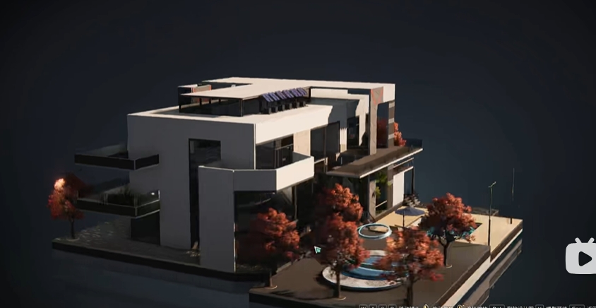 【分享】【七日世界】为了健身房建的现代风房子