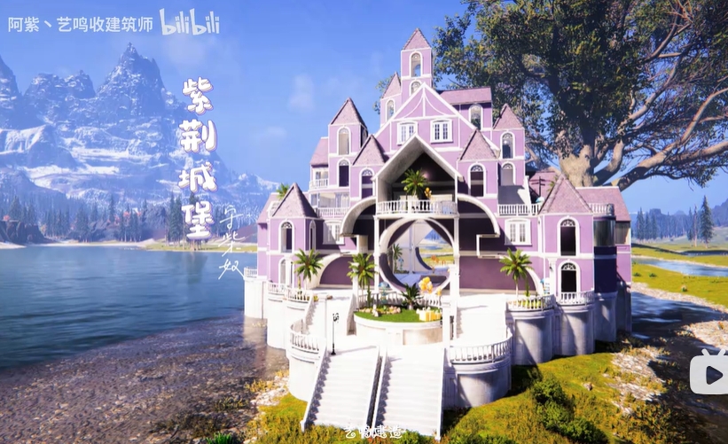 【分享】浪漫城堡#七日世界 #七日世界建筑设计 #七日世界庄园